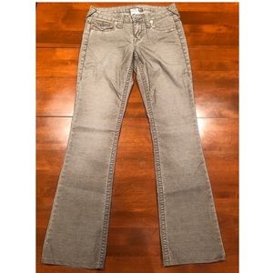 True Religion Jeans - Corduroy Becky Bootcut 27